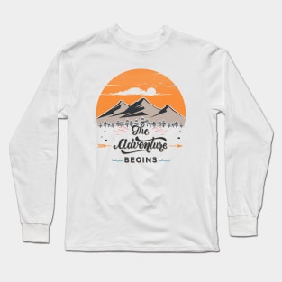 The adventure begins Long Sleeve T-Shirt